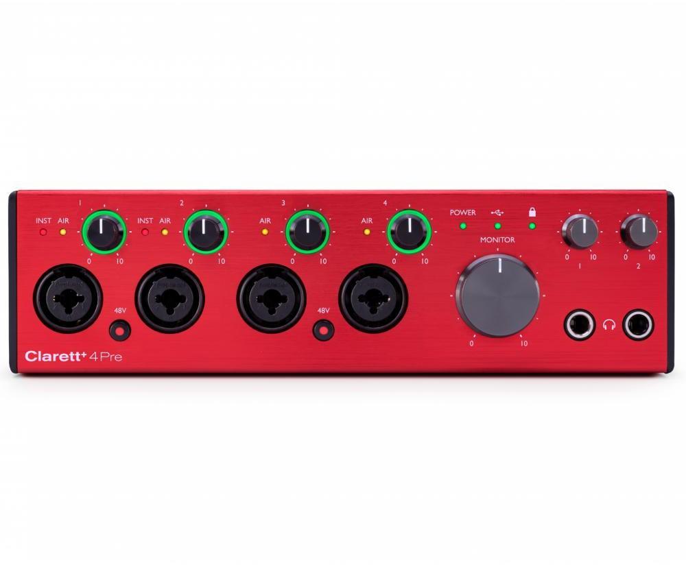 Carte son usb Focusrite Clarett + 4 Pre