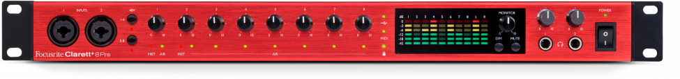 Focusrite Clarett + 8 Pre - Carte Son Usb - Main picture