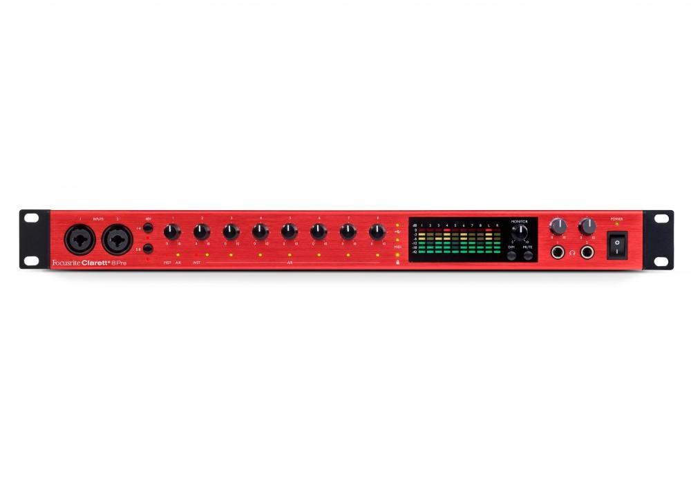 Carte son usb Focusrite Clarett + 8 Pre
