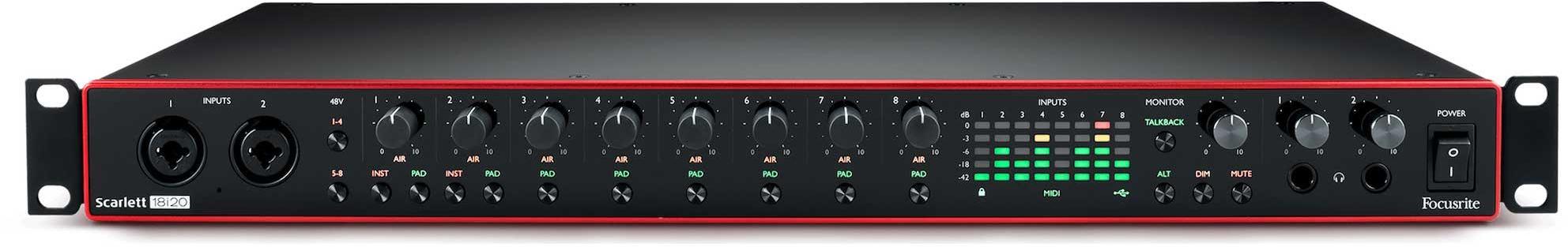 Carte son usb Focusrite Scarlett 18i20 G3