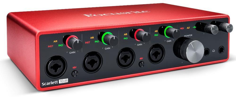 Carte son usb Focusrite Scarlett 18I8 G3