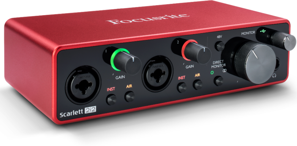 Focusrite Scarlett 2i2 G3 - Carte Son Usb - Main picture