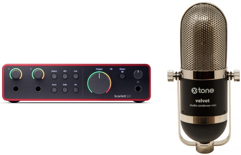 Focusrite Scarlett 2i2 G4 + Velvet - Pack Home Studio - Main picture