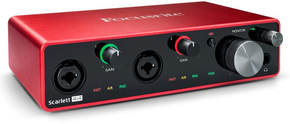 Carte son usb Focusrite Scarlett 4I4 G3