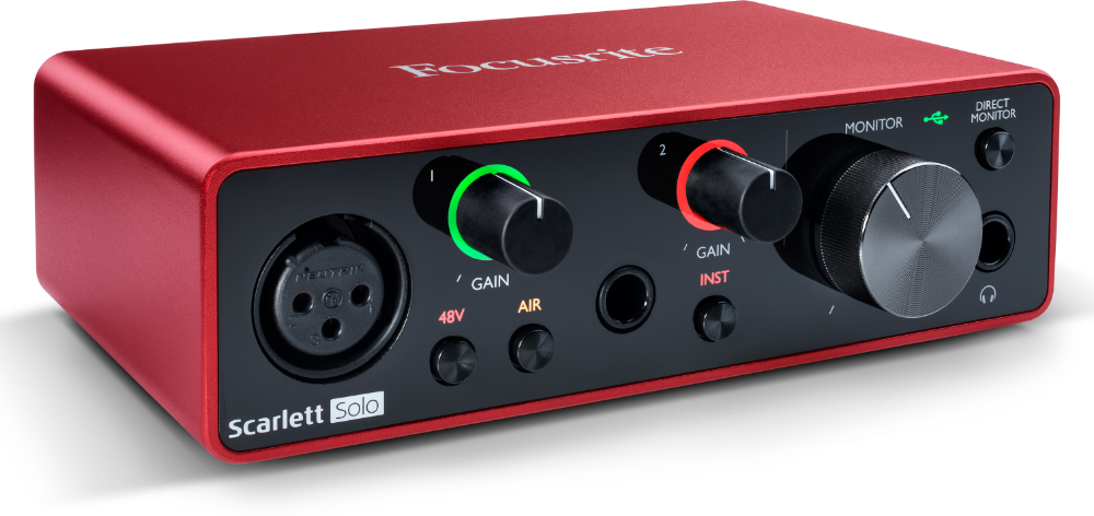 Focusrite Scarlett Solo G3 - Carte Son Usb - Main picture