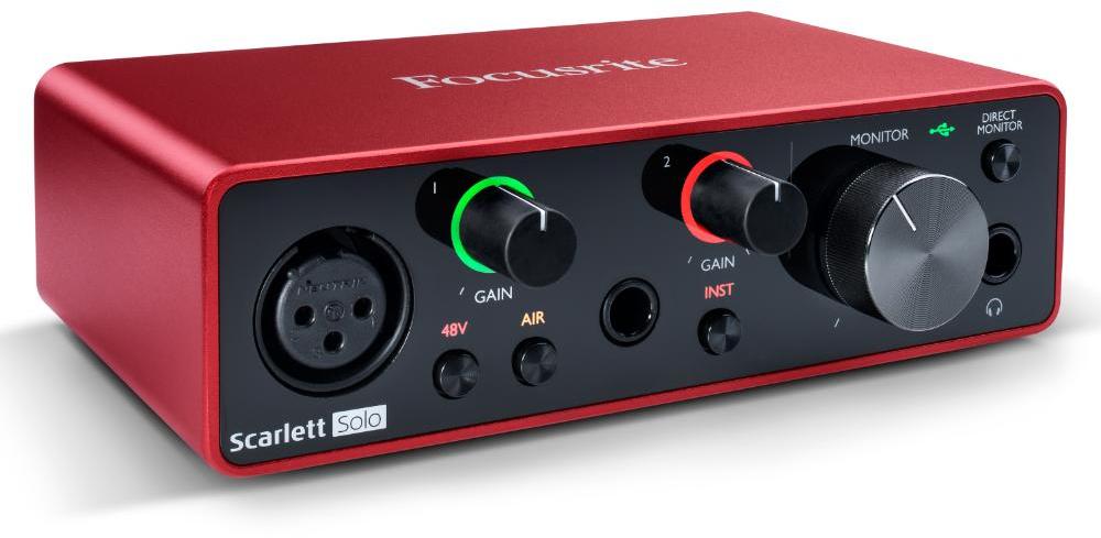 Carte son usb Focusrite Scarlett Solo G3