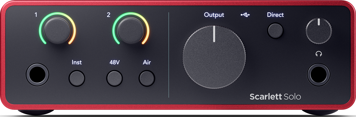 Focusrite Scarlett Solo G4 - Carte Son Usb - Main picture