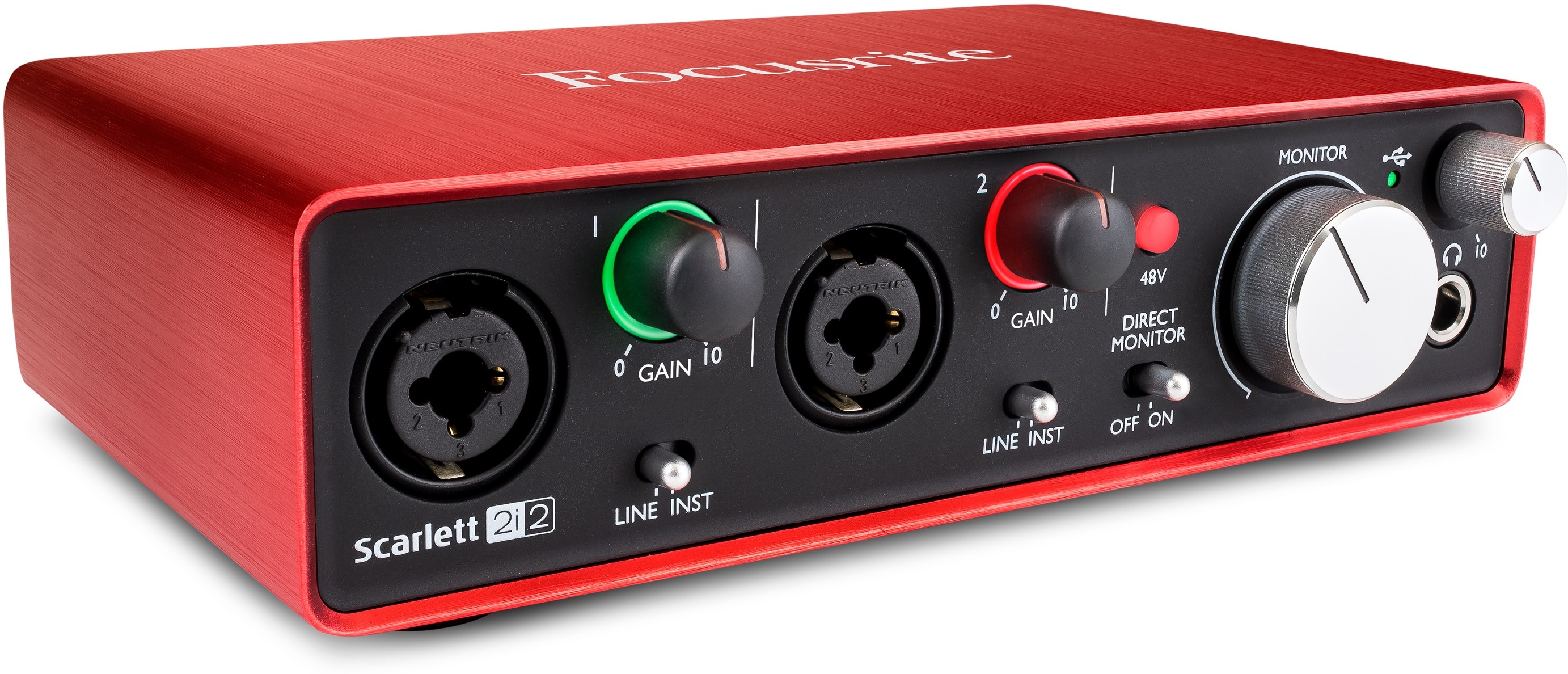 Focusrite Scarlett2 2i2 - Carte Son Usb - Main picture