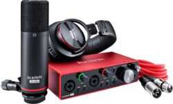 Pack home studio Focusrite Scarlett 3 2i2 Studio