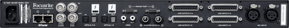 Focusrite Red 16 Line - Carte Son Thunderbolt - Variation 1