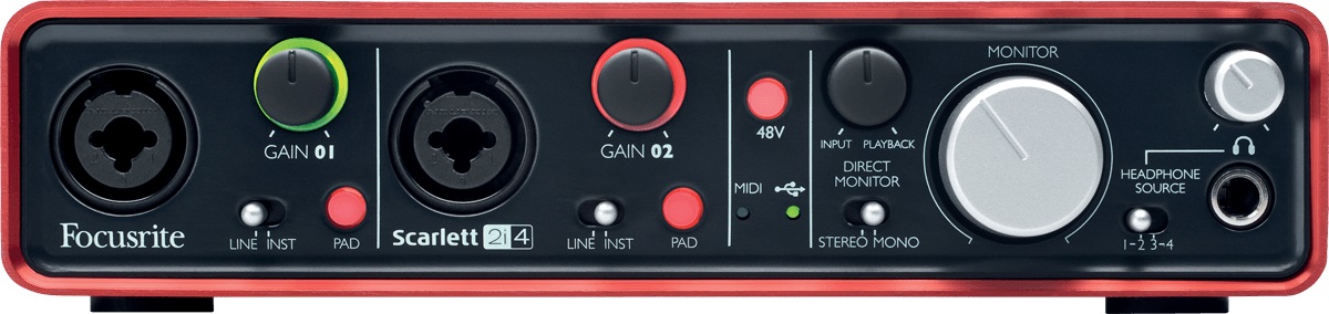 Focusrite Scarlett 2i4 - Carte Son Usb - Variation 1