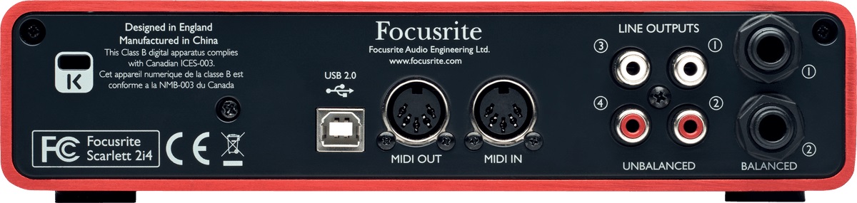 Focusrite Scarlett 2i4 - Carte Son Usb - Variation 2