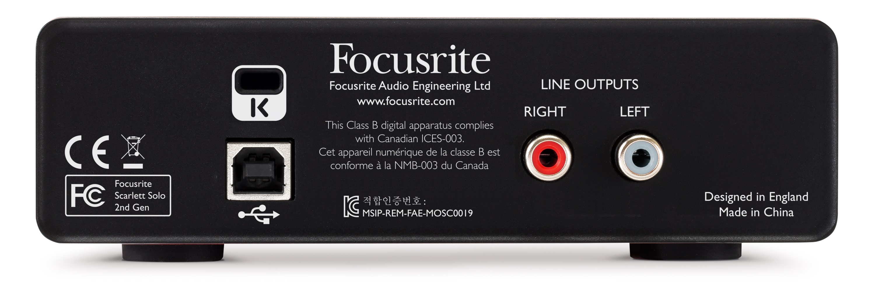 Focusrite Scarlett2 Solo - Carte Son Usb - Variation 2