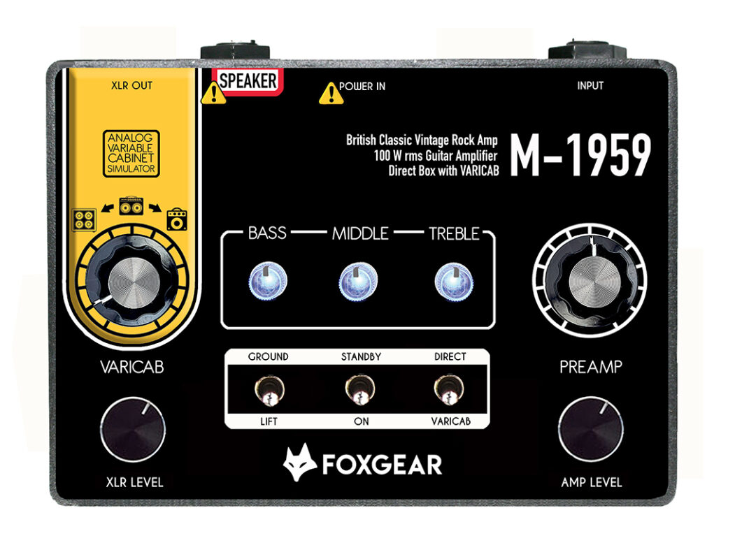 Foxgear M-1959 Miniamp 100w 4 Ohm - Ampli Guitare Électrique TÊte / PÉdale - Main picture