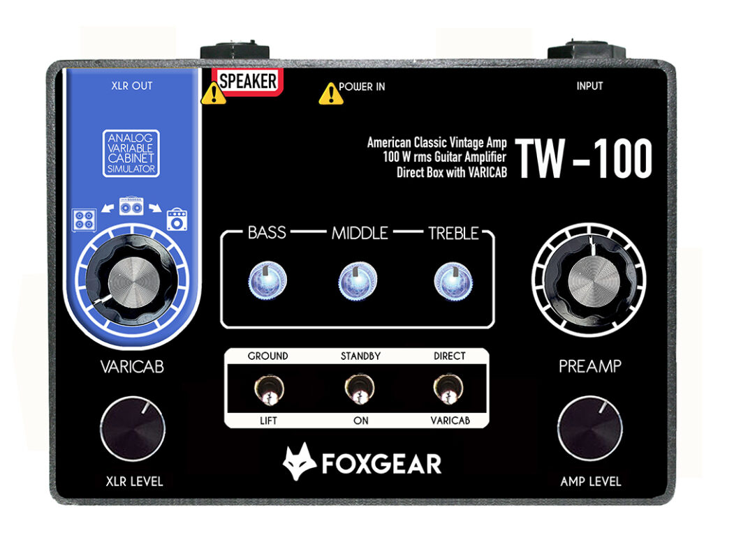 Foxgear Tw-100 Miniamp 100w 4 Ohm - Ampli Guitare Électrique TÊte / PÉdale - Main picture