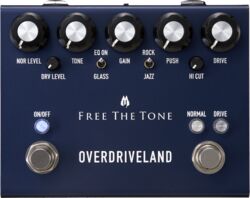 Pédale overdrive / distortion / fuzz Free the tone Overdriveland