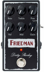 Pédale overdrive / distortion / fuzz Friedman amplification Dirty Shirley Overdrive Pedal