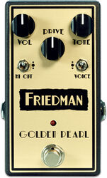 Pédale overdrive / distortion / fuzz Friedman amplification Golden Pearl Overdrive