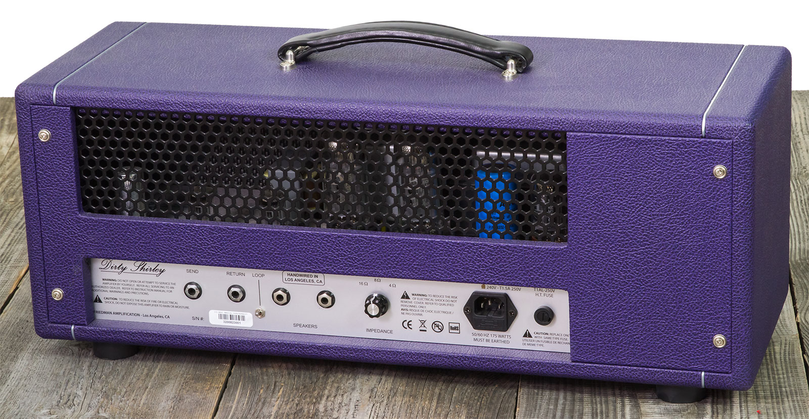 Friedman Amplification Dirty Shirley Head 40w 5881 Purple - Ampli Guitare Électrique TÊte / PÉdale - Variation 1