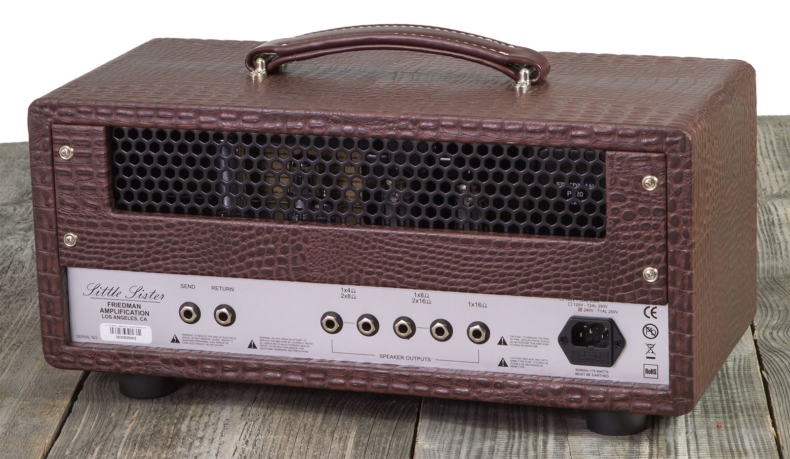 Friedman Amplification Little Sister Head 20w El84 Brown Gator Tolex - Ampli Guitare Électrique TÊte / PÉdale - Variation 1