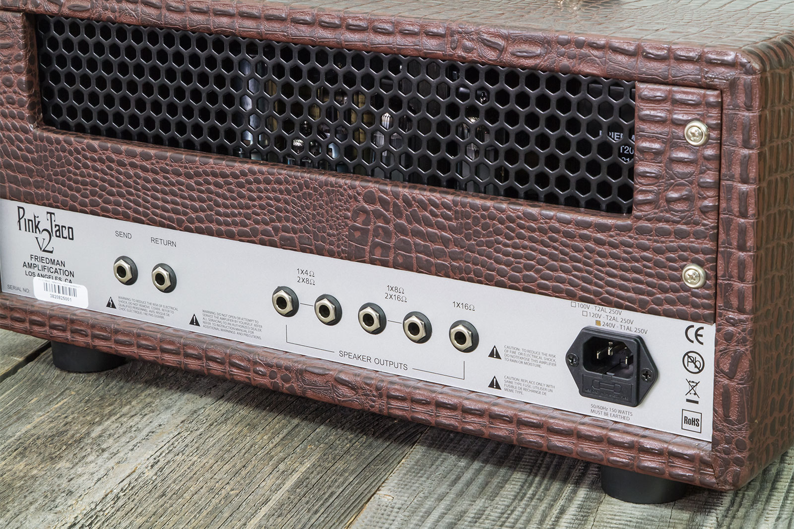 Friedman Amplification Pink Taco V2  Head 20w El84 Brown Gator Tolex - Ampli Guitare Électrique TÊte / PÉdale - Variation 4