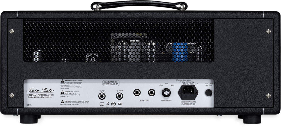 Friedman Amplification Twin Sister Head 40w 5881 - Ampli Guitare Électrique TÊte / PÉdale - Variation 1