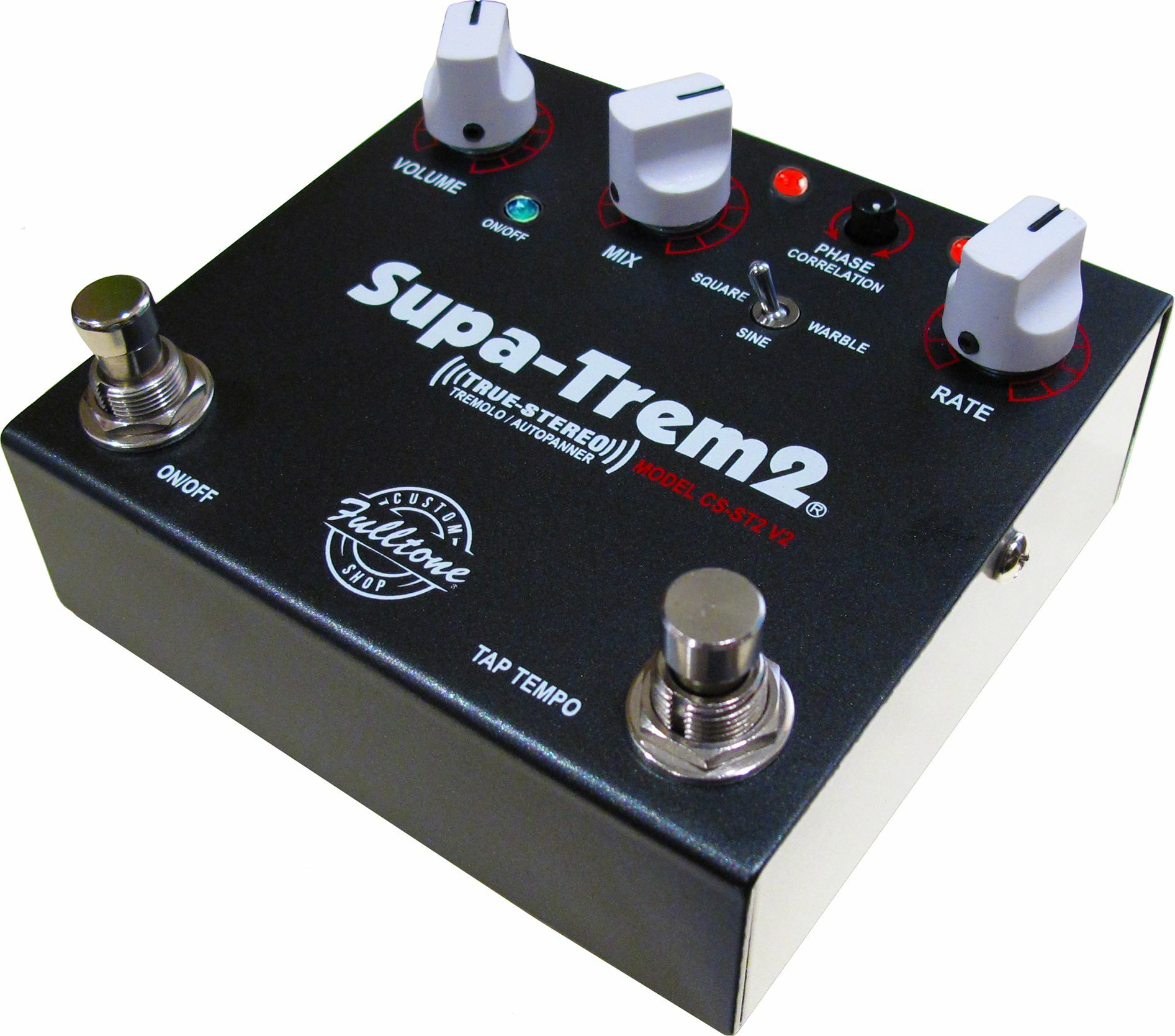 Fulltone Supa-trem 2 V2  Tremolo Stereo - PÉdale Chorus / Flanger / Phaser / Tremolo - Main picture