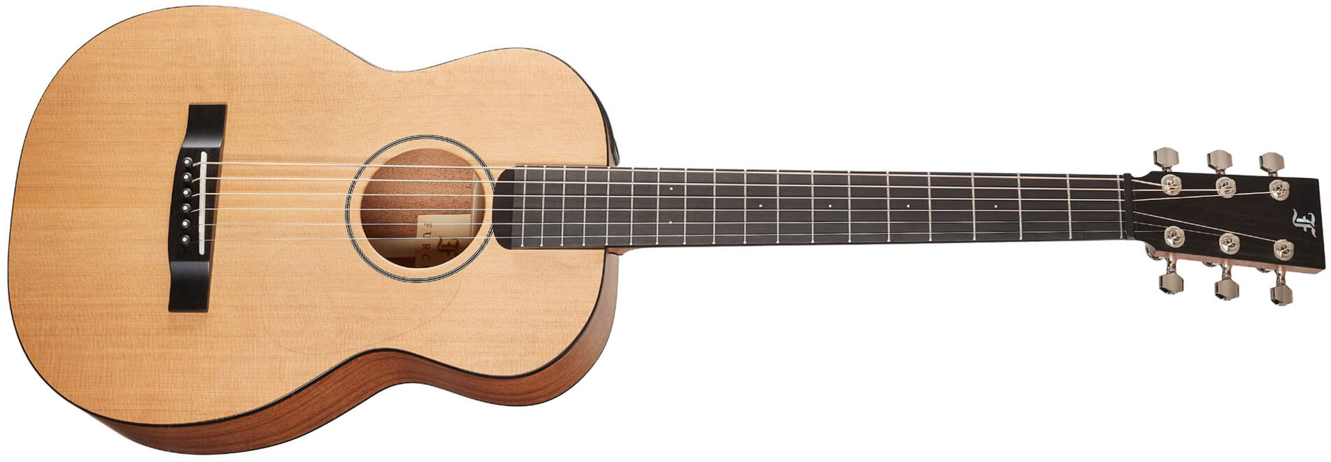 Furch Little Jane Lj 10-cm Lrb1 Travel Shsc Cedre Acajou Eb - Natural Open-pore - Guitare Folk - Main picture