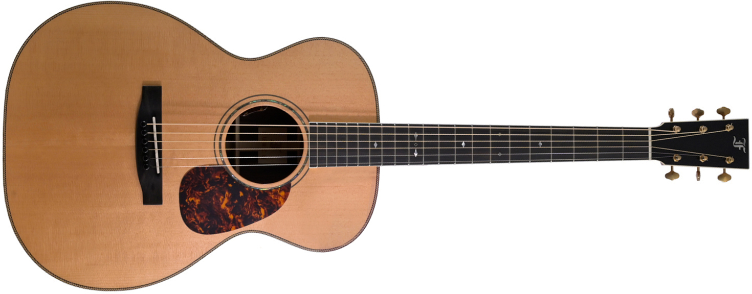 Furch Vintage 2 Sr A Om Orchestra Epicea Palissandre Eb - Full-pore Vintage Natural - Guitare Folk - Main picture