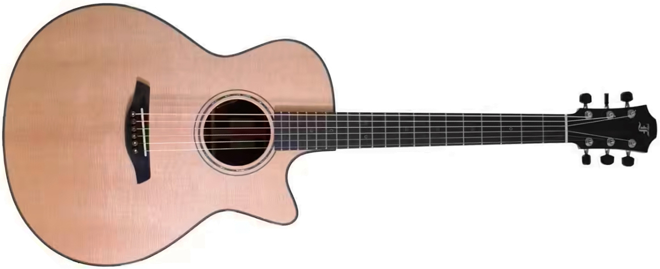 Furch Yellow Sr Gc Lrb1 Grand Auditorium Cw Epicea Palissandre Eb - Full-pore High-gloss Natural - Guitare Folk - Main picture