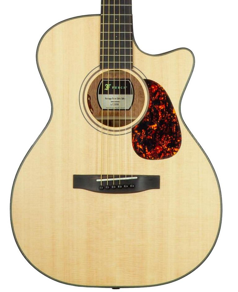 Guitare folk Furch Vintage Pure SM OMc (LRB1) - Natural open-pore