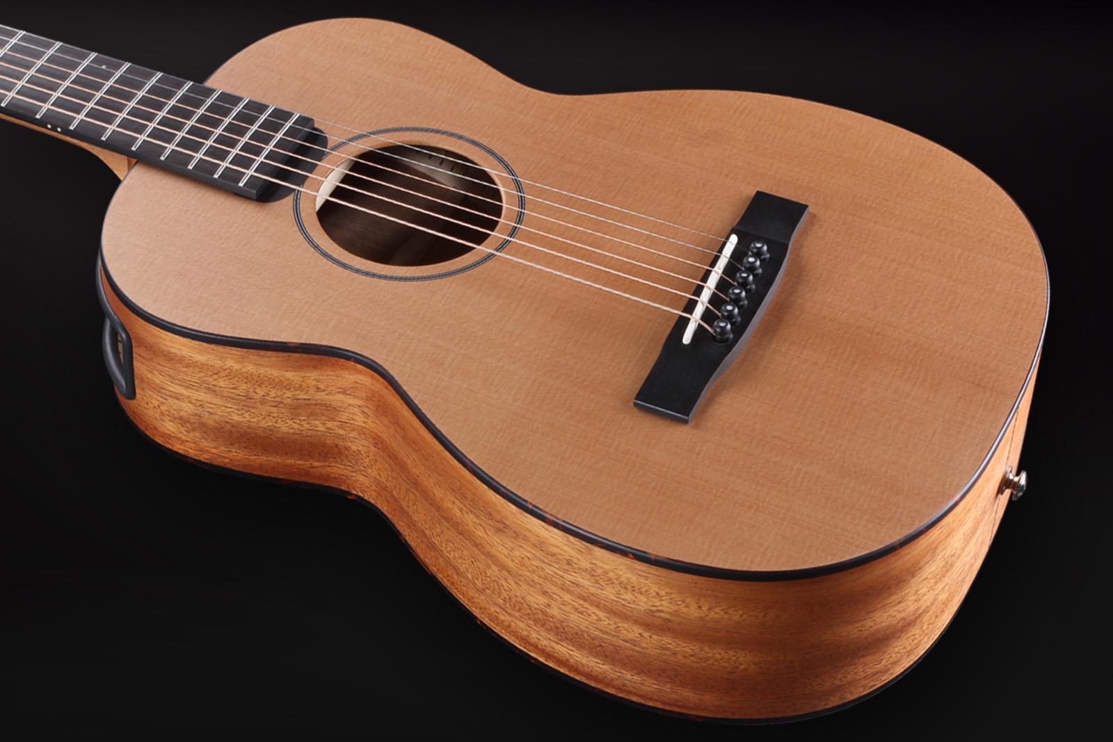 Furch Little Jane Lj 10-cm Lrb1 Travel Shsc Cedre Acajou Eb - Natural Open-pore - Guitare Folk - Variation 3