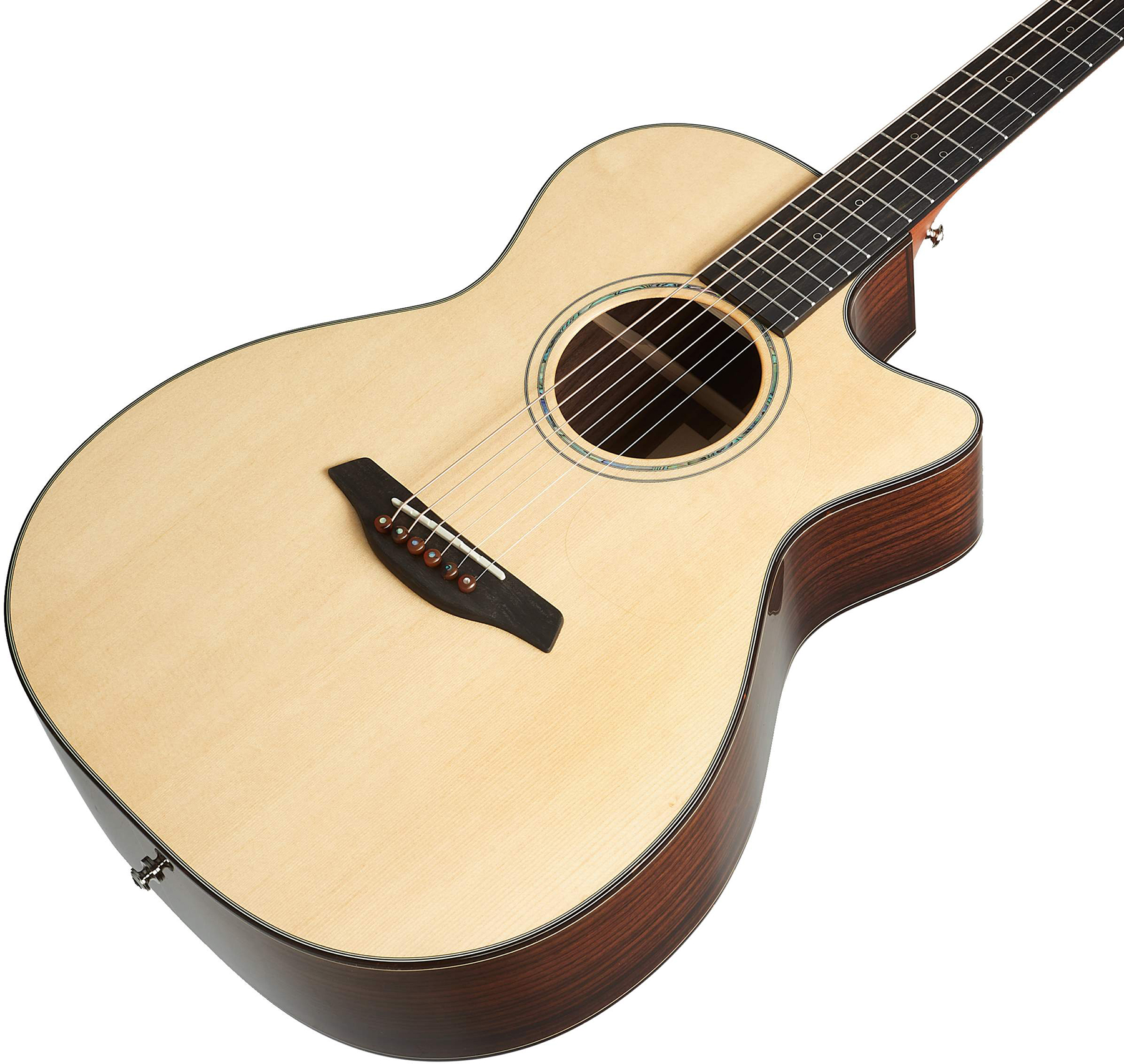 Furch Omc-sr Lrb1 Yellow Orchestra Model Epicea Palissandre Eb - Natural Full-pore - Guitare Electro Acoustique - Variation 2