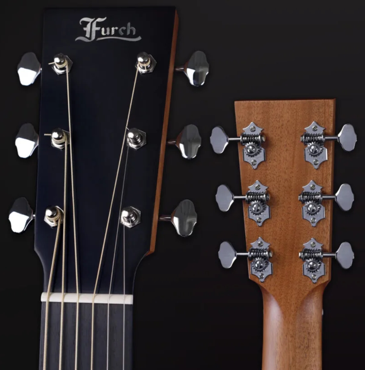 Furch Vintage 1 Sr A Om Orchestra Epicea Palissandre Eb - Full-pore Vintage Natural - Guitare Folk - Variation 4
