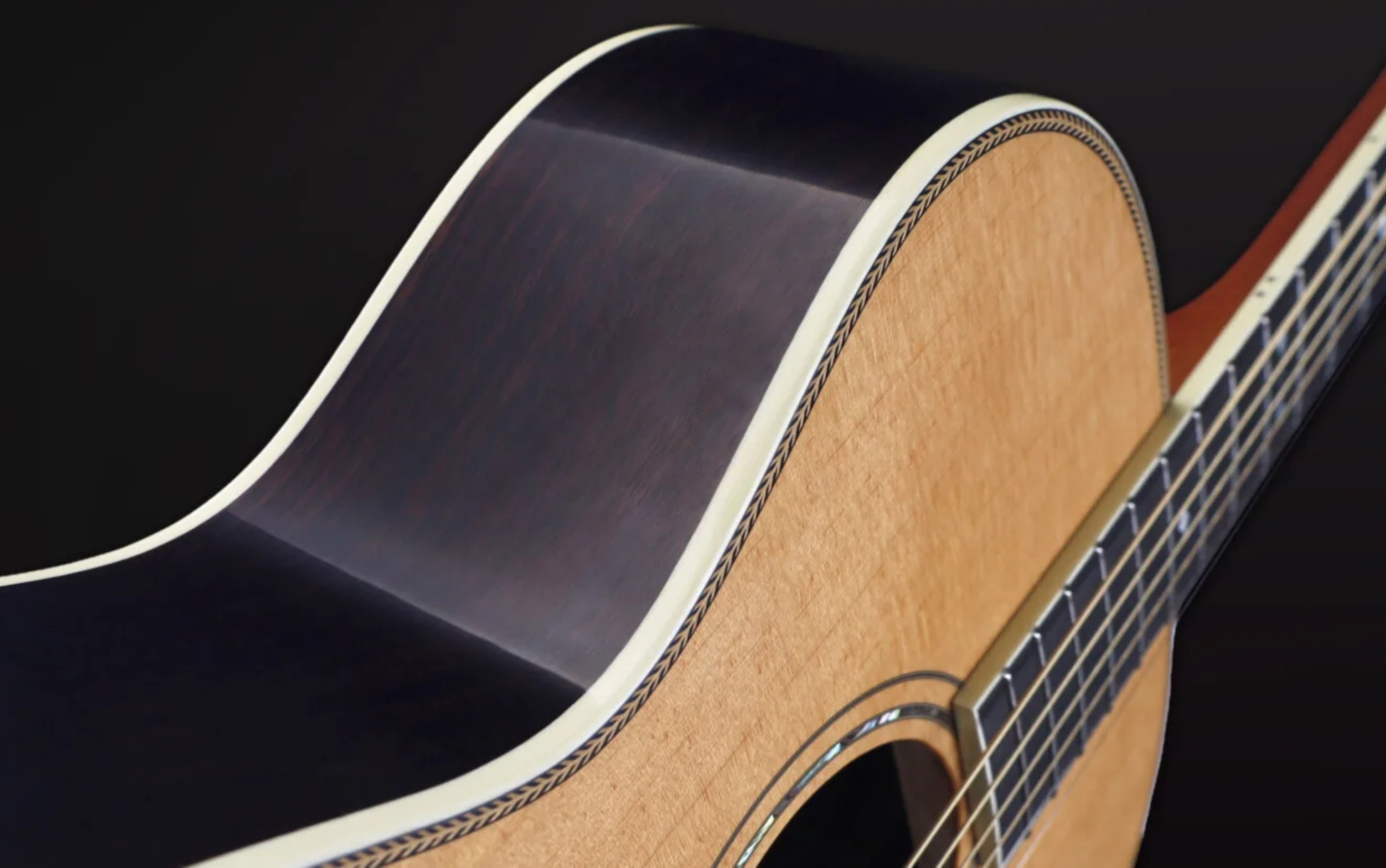 Furch Vintage 2 Sr A Om Orchestra Epicea Palissandre Eb - Full-pore Vintage Natural - Guitare Folk - Variation 3