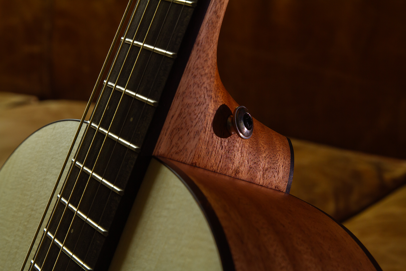 Furch Vintage Pure Em A Ooms Grand Concert Shsc Epicea Acajou Eb - Natural Open-pore - Guitare Folk - Variation 4