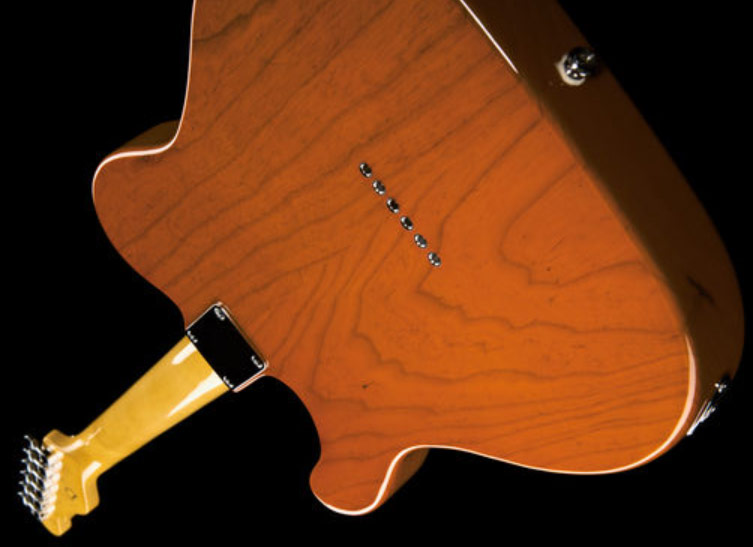 G&l Asat Classic Bluesboy Semi-hollow Tribute Hs Ht Mn - Clear Orange - Guitare Électrique 1/2 Caisse - Variation 3