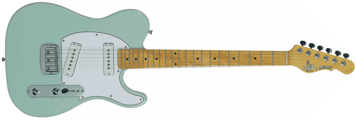 G&l Asat Special Tribute Ss Ht Mn - Surf Green - Guitare Électrique Forme Tel - Main picture