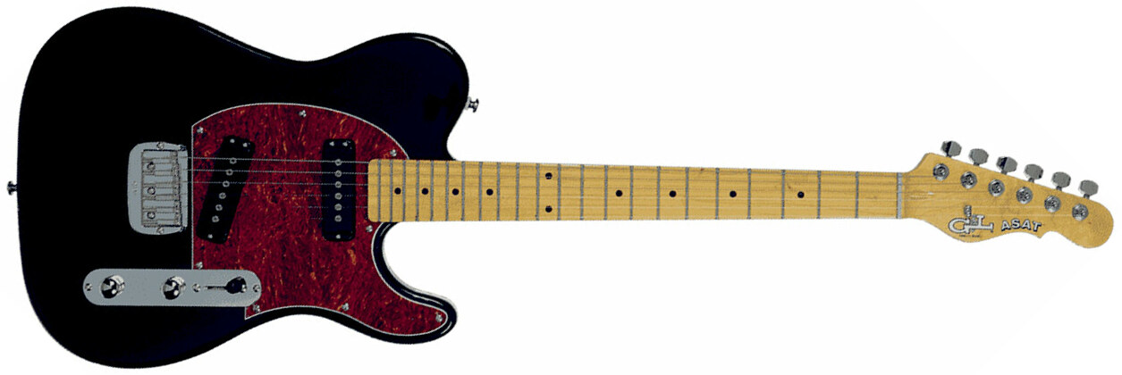 G&l Asat Special Tribute Ss Ht Mn - Black - Guitare Électrique Forme Tel - Main picture