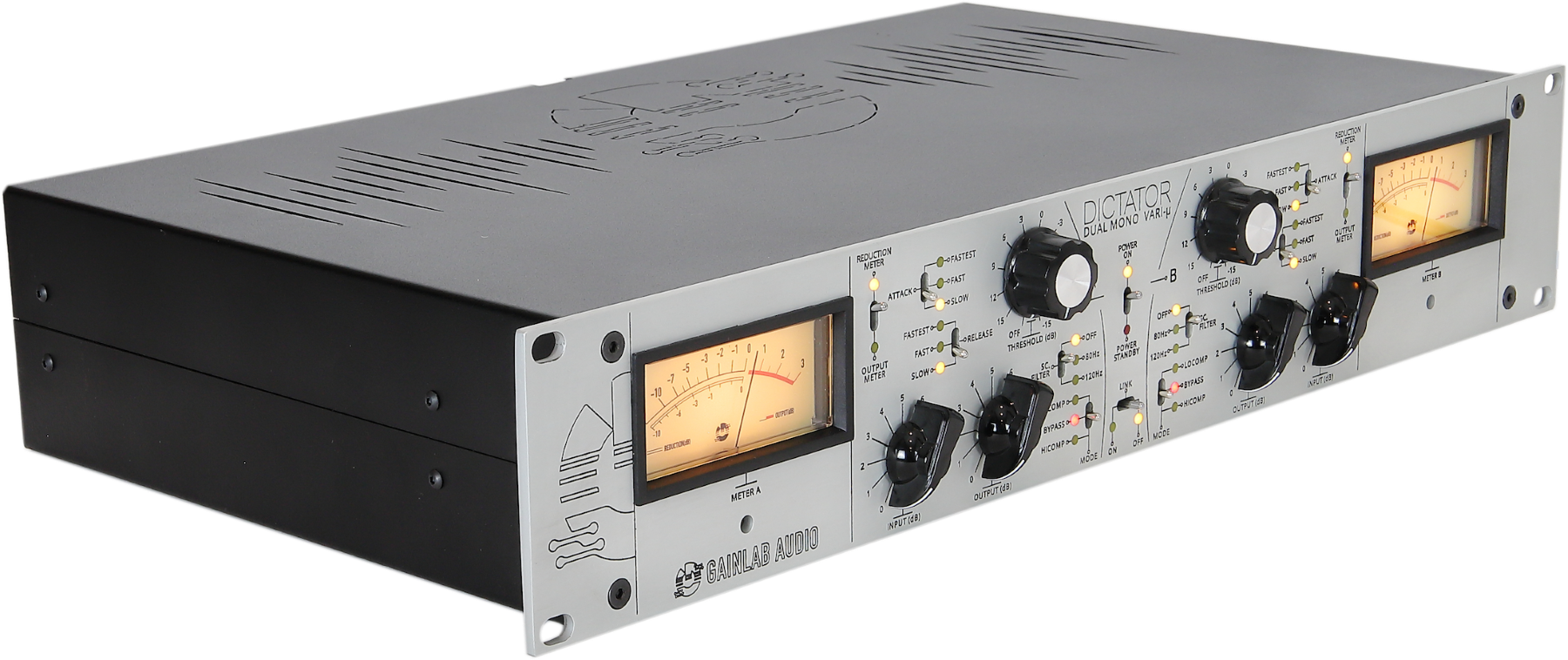 Gainlab Audio Dictator Dm - Compresseur Limiteur Gate - Variation 5