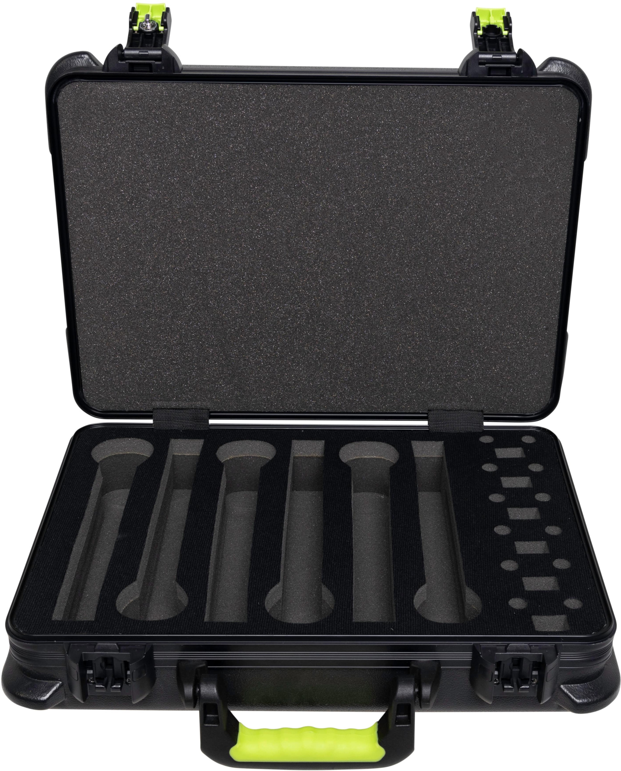 Gator Frameworks Mic Case W06 - Valise Pour 6 Micros Sans-fils - Valise Transport Micro - Main picture