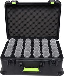 Valise transport micro Gator frameworks MIC CASE 30 - Valise pour 30 Micros