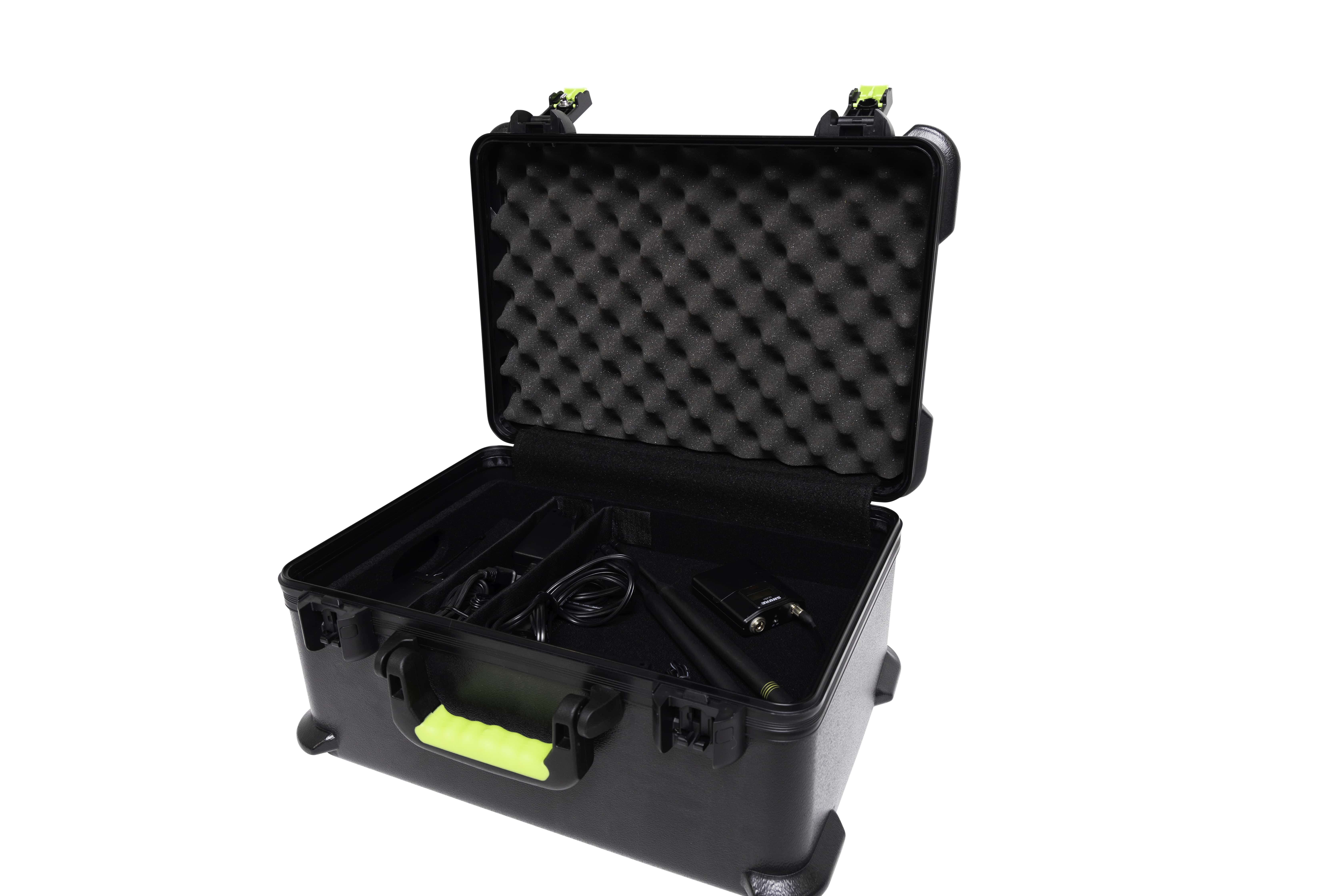 Gator Frameworks Mic Case W07 - Valise Pour 7 Micros Sans-fils - Valise Transport Micro - Variation 9