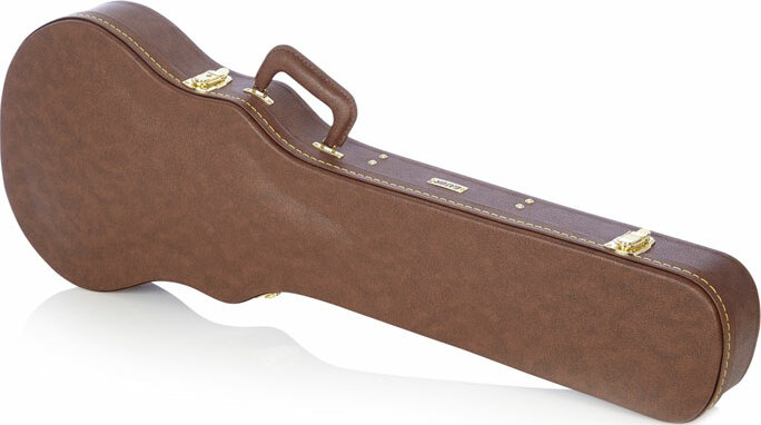 Gator Gw-lp-brown Les Paul Deluxe Wood Case - Etui Guitare Électrique - Main picture