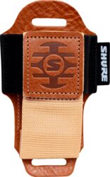 Porte-cle & pendentif Gator Pochette cuir marron clair pour emetteur pocket sans fil