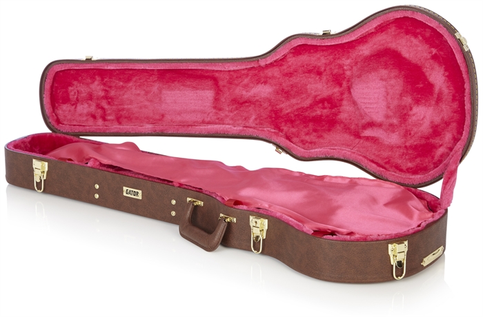 Gator Gw-lp-brown Les Paul Deluxe Wood Case - Etui Guitare Électrique - Variation 3
