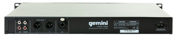 Gemini Cdmp 1500 - Platine Cd & Mp3 - Variation 1