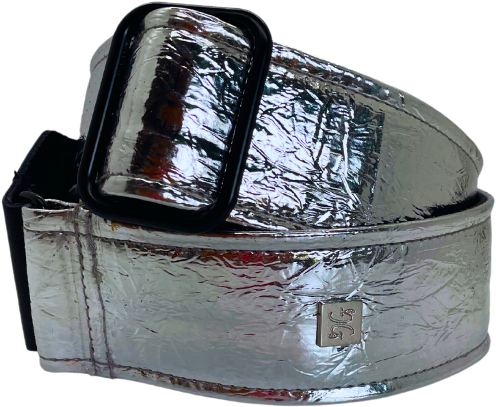 Get M Get M Distressed Vernice Silver - Sangle Courroie - Main picture