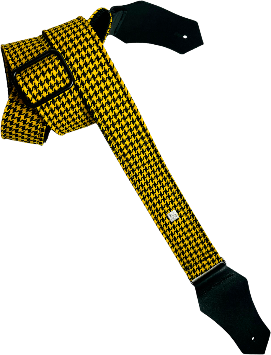 Get M Get M Fly Hounds Tooth Yellow - Sangle Courroie - Variation 1