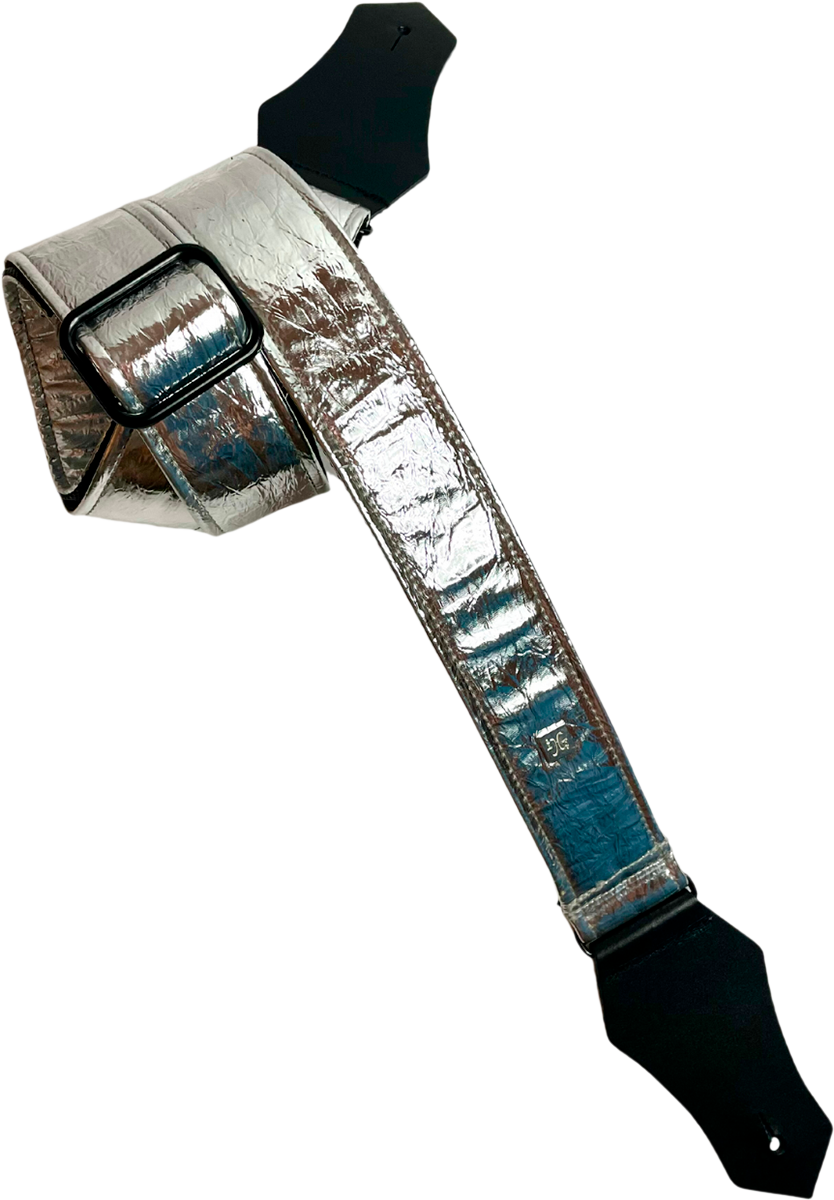 Get M Get M Distressed Vernice Silver - Sangle Courroie - Variation 1